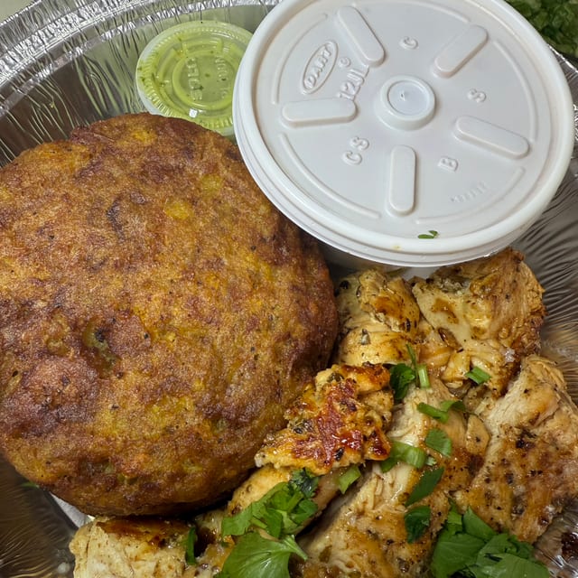 Chicken Mofongo.
