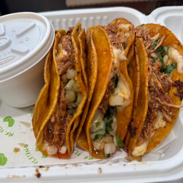 Chicken Birria Tacos.