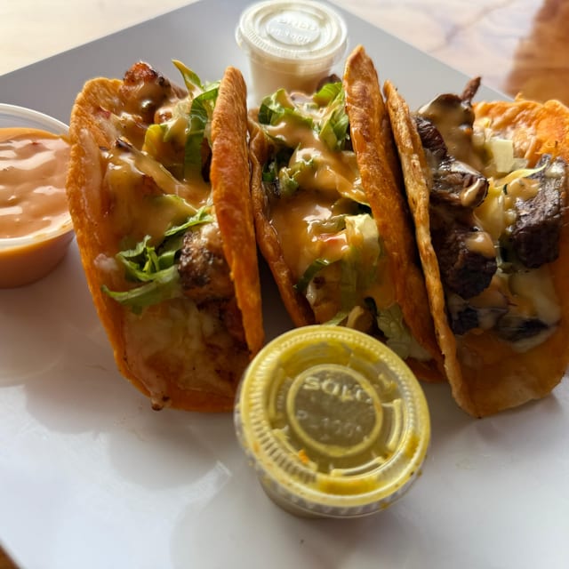 Bang Bang Protein Tacos.